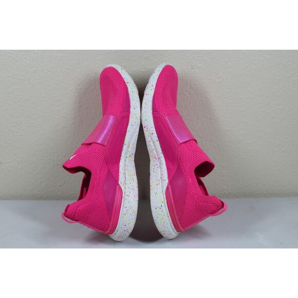 APL Techloom Bliss Sneakers Neon Barbie Pink Confetti Sole Sz 9.5 - Picture 4 of 6